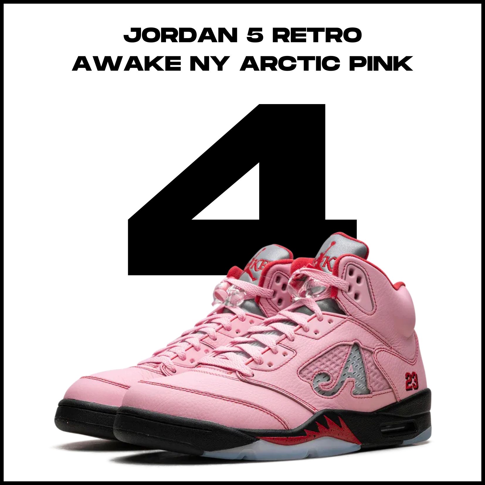 4. místo - Jordan 5 Retro Awake NY Arctic Pink